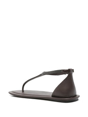 Brunello Cucinelli Sandals in leather with buckle strap