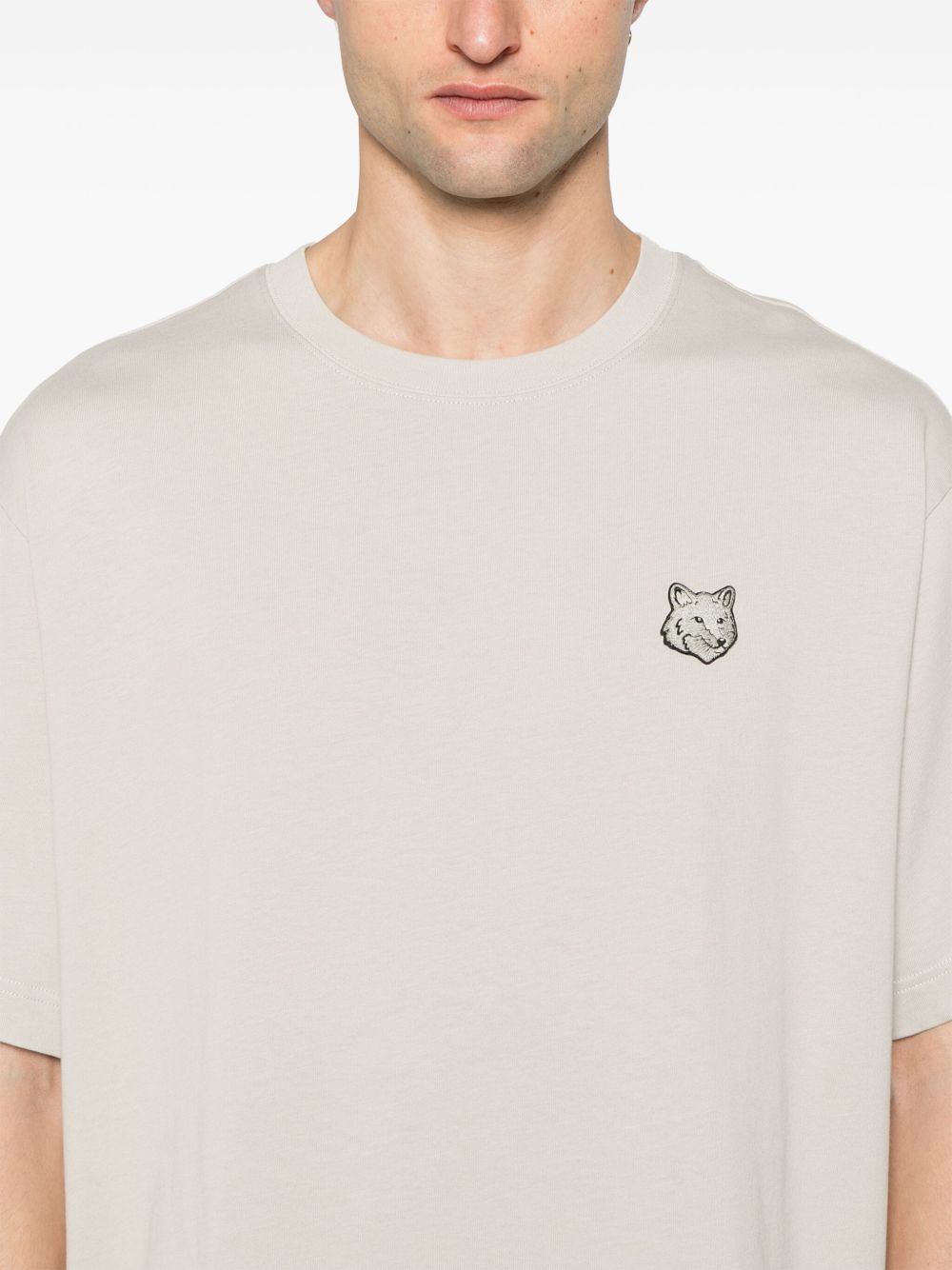 Maison Kitsuné bold fox head cotton T-shirt