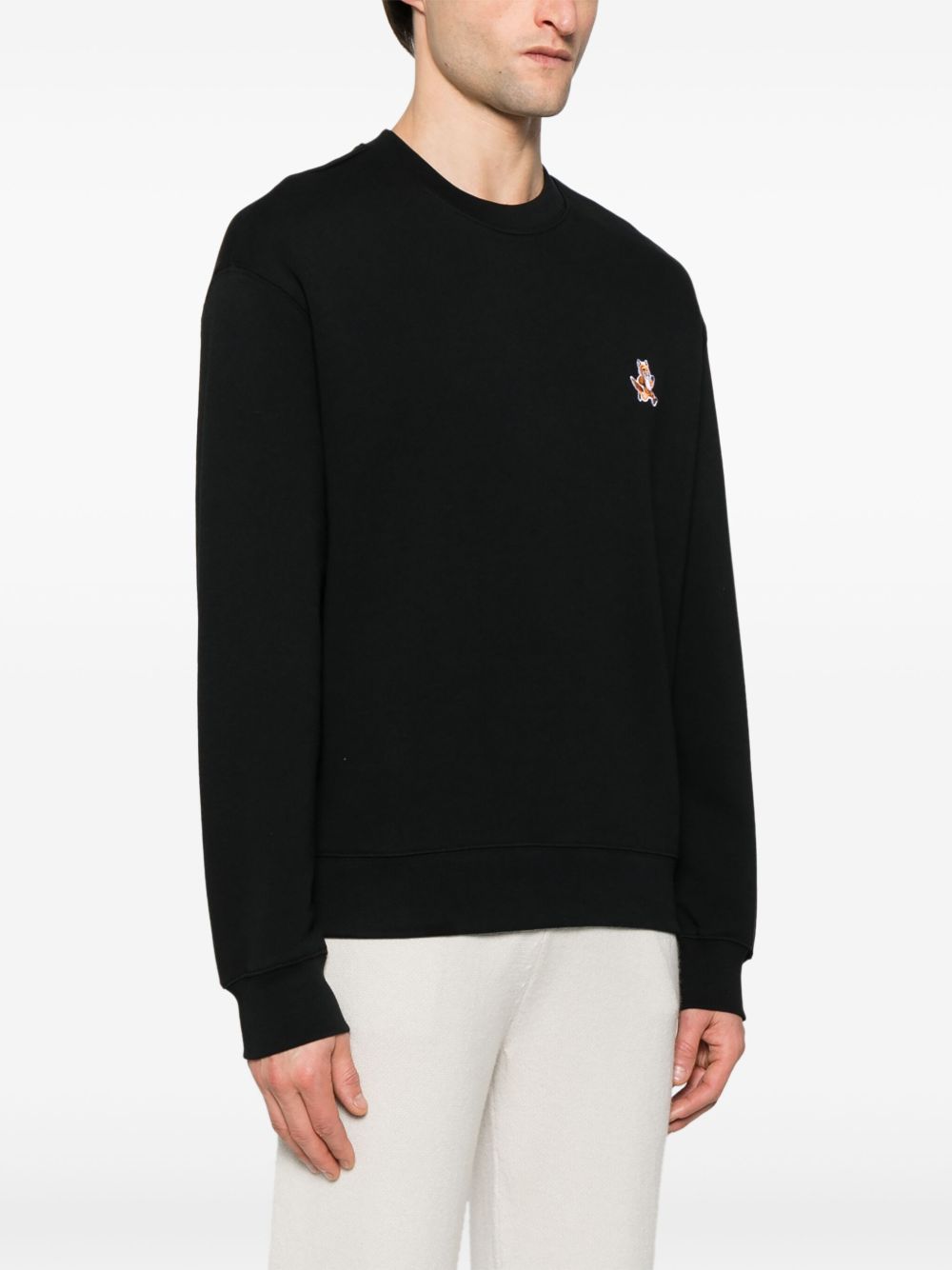 Maison Kitsuné Maison Kitsune speedy fox patch comfort sweatshirt