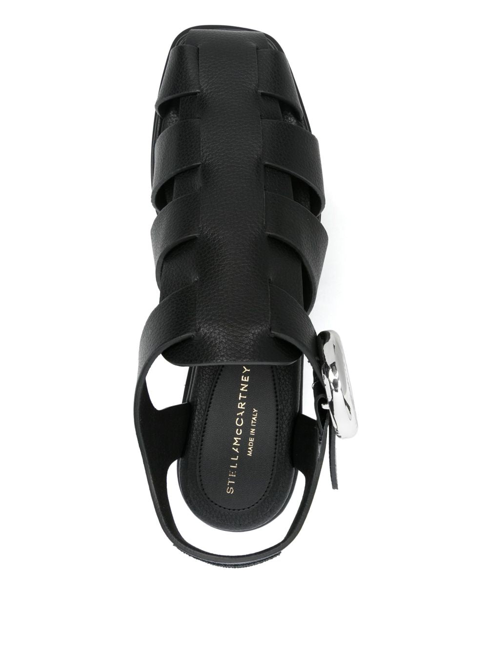 Sandalias Stella McCartney negras con suela gruesa