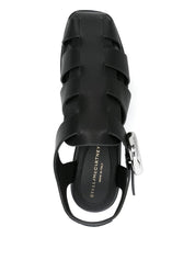 Sandalias Stella McCartney negras con suela gruesa