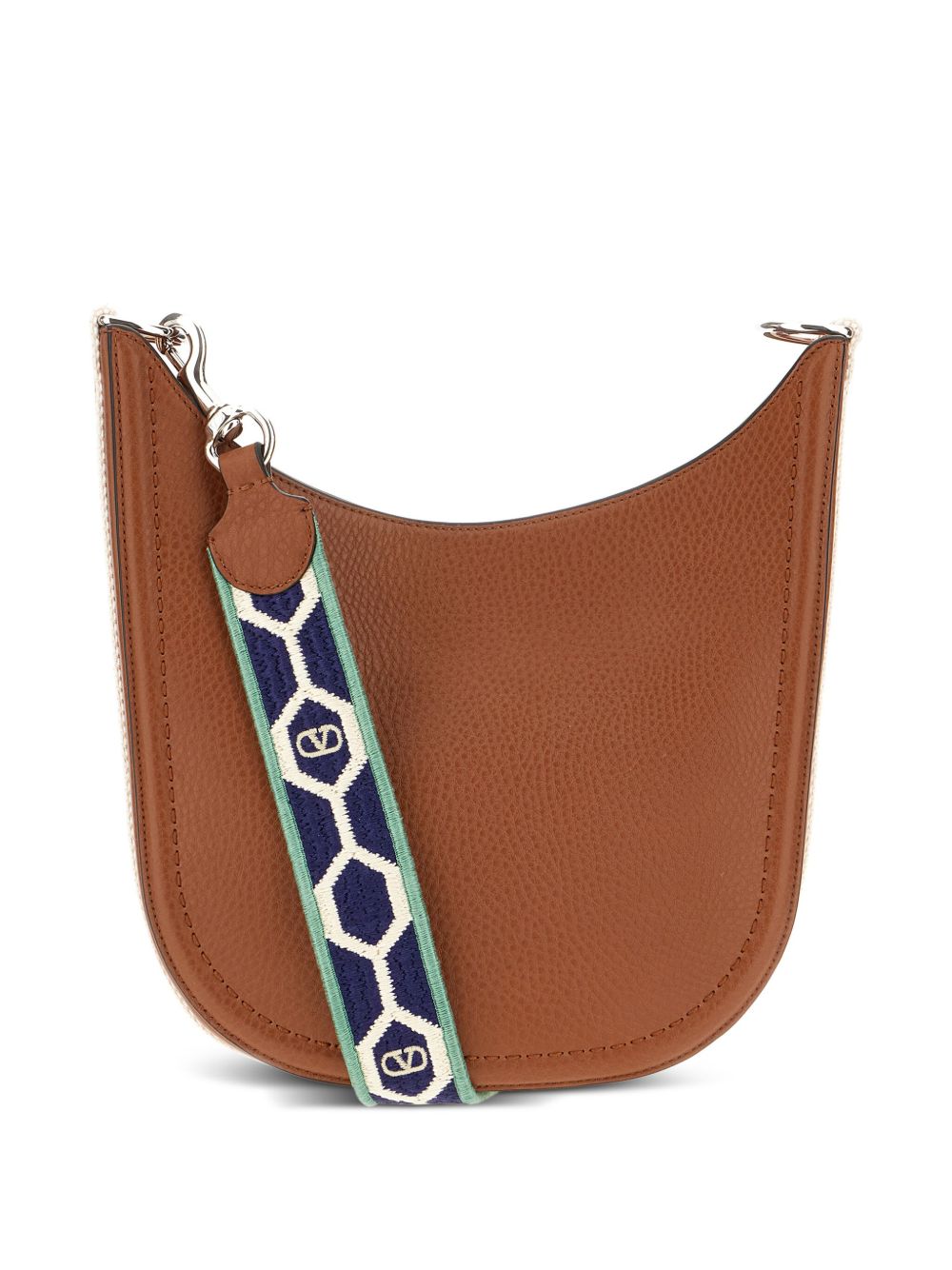 Sacs Valentino Garavani.. Sac hobo en cuir marron