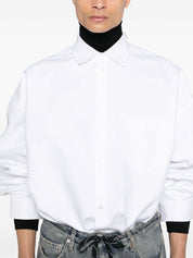 Camisas Balenciaga Camisa blanca de algodón oversize