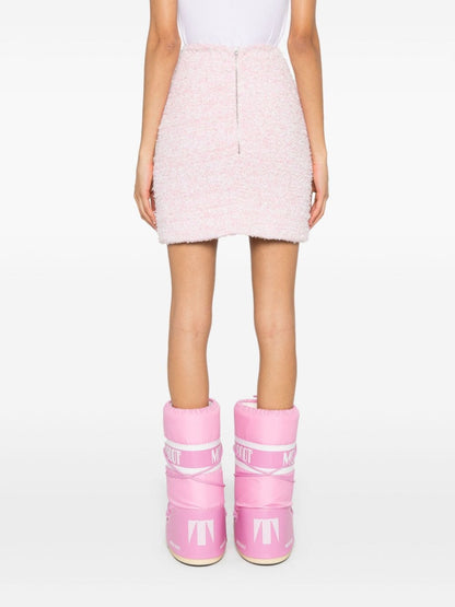 Balenciaga Pink Tweed Mini Skirt