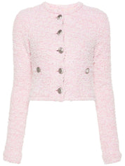Pulls Balenciaga Veste courte rose