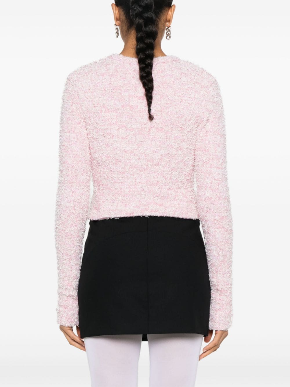 Pulls Balenciaga Veste courte rose