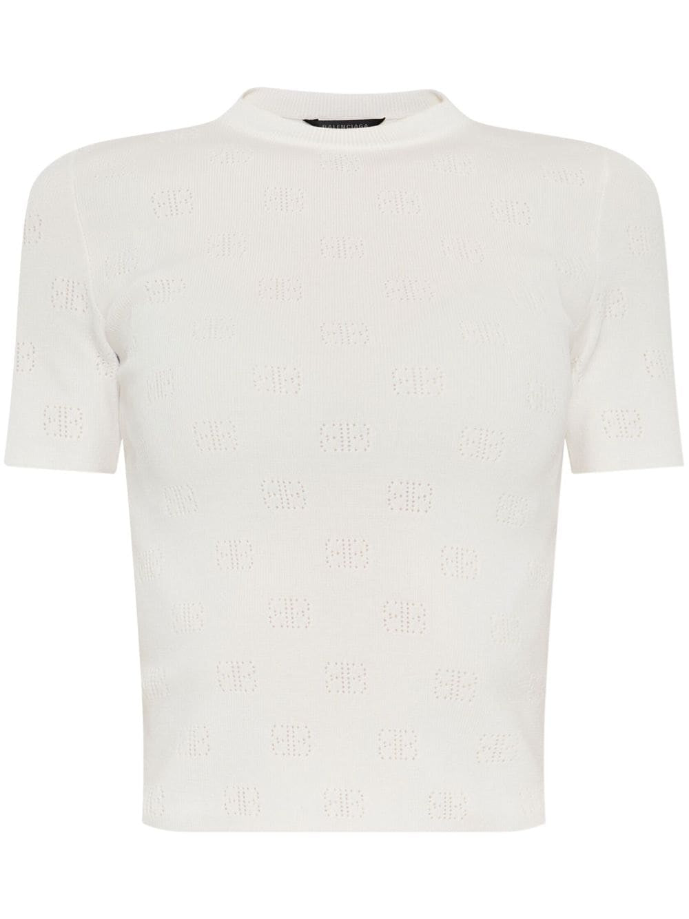 Pulls Balenciaga en laine mélangée blanche