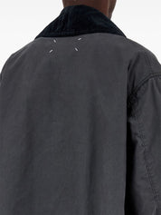 Maison Margiela Double Breasted Cotton Jacket — Grey Sport Jacket