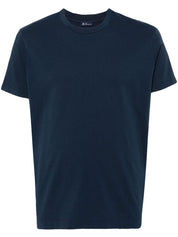Finamore 1925 Napoli T-shirt in Blue Cotton