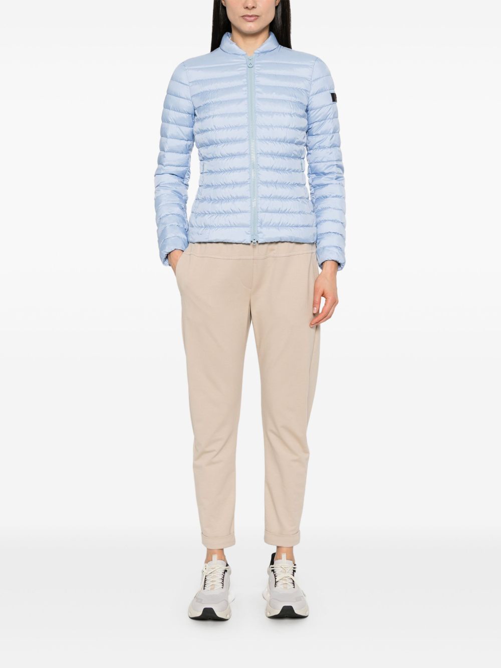 Veste matelassée en nylon bleu clair de Peuterey Coats