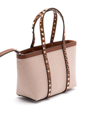 Sacs Valentino Garavani. Sac cabas en cuir marron
