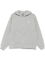 Adidas By Stella McCartney organic cotton hoodie in light grey