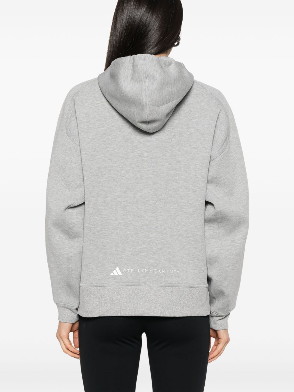 Adidas By Stella McCartney organic cotton hoodie in light grey