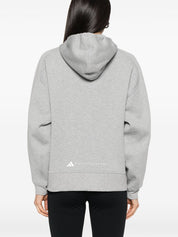 Adidas By Stella McCartney organic cotton hoodie in light grey