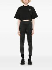 Adidas By Stella McCartney Planet Sport Cropped T-Shirt in organic cotton