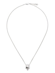 Alexander McQueen Bijoux Silver skull necklace