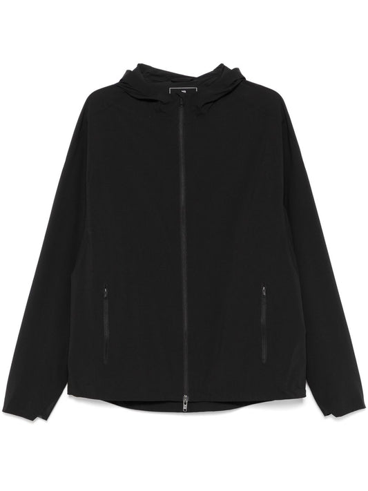 Y-3 Black Coat with Reflective Detailing