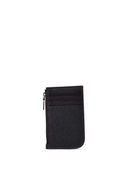 Alexander McQueen Wallets Black — Compact Leather Elegance