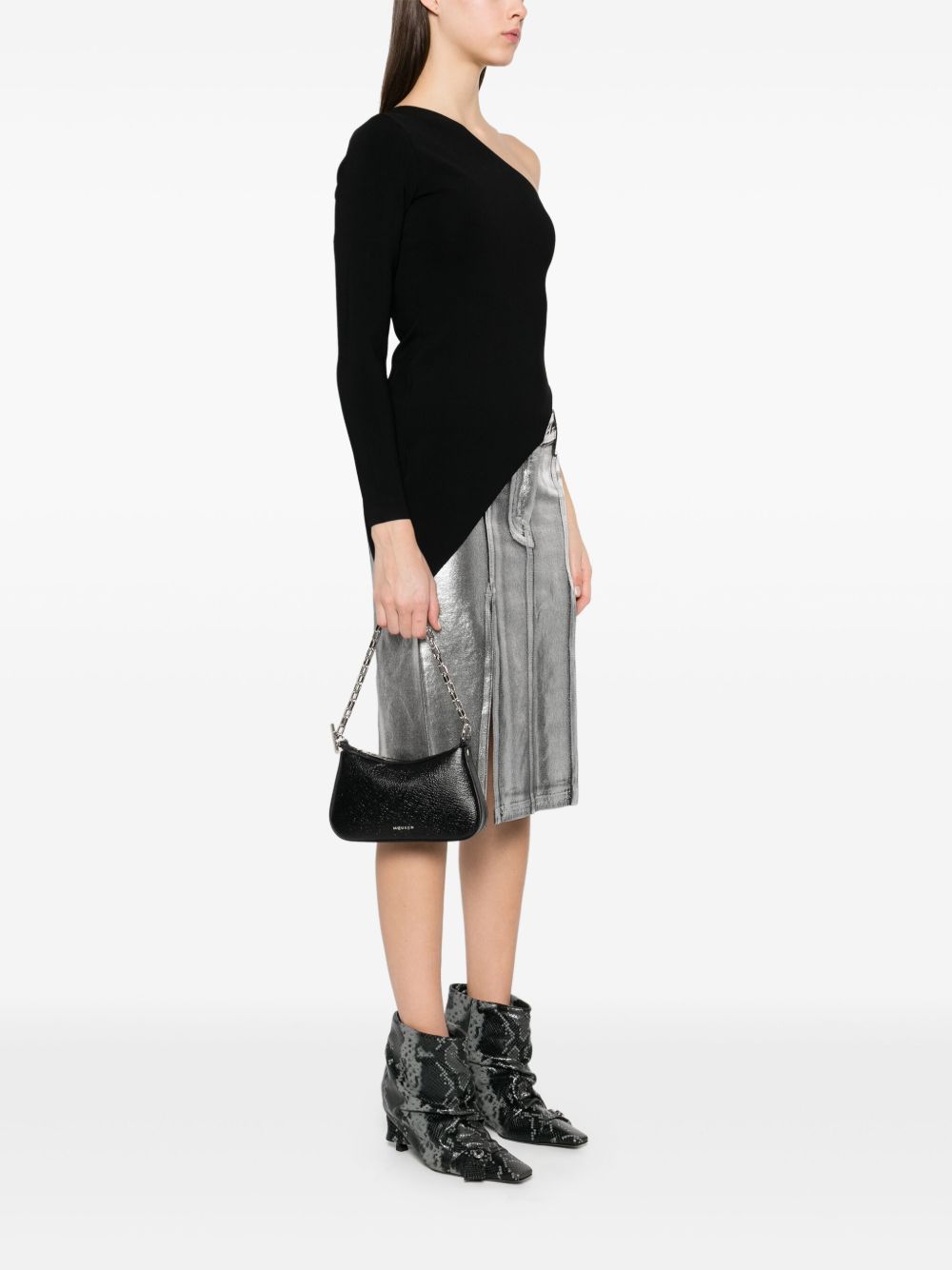 Alexander McQueen Bags.. Black leather mini bag