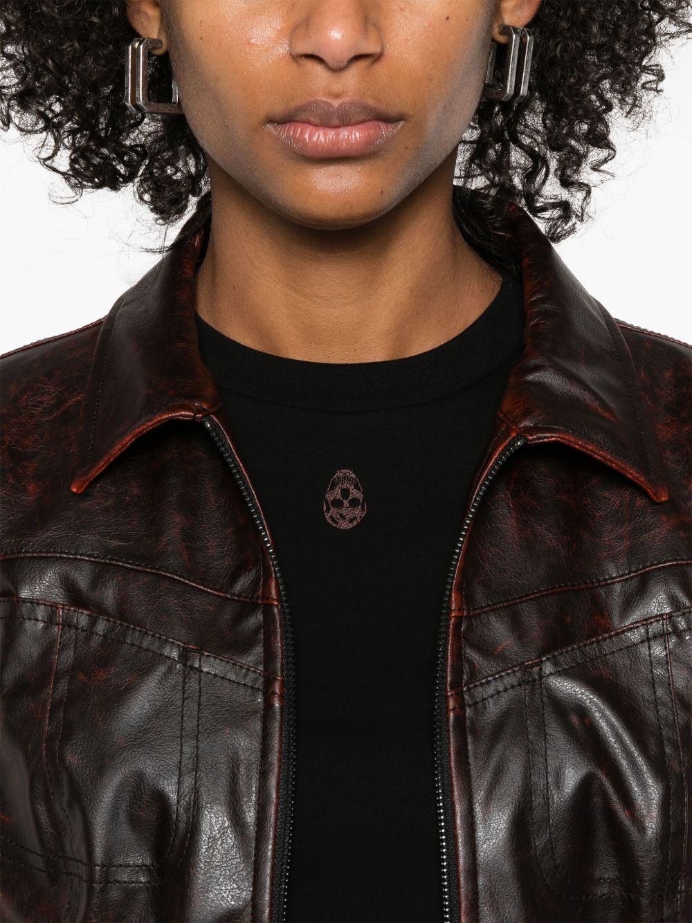 T-shirts et polos Alexander McQueen noirs