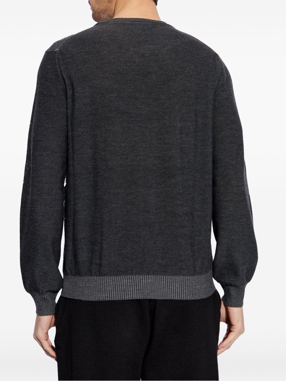 Alexander McQueen Sweaters Grey crew neck