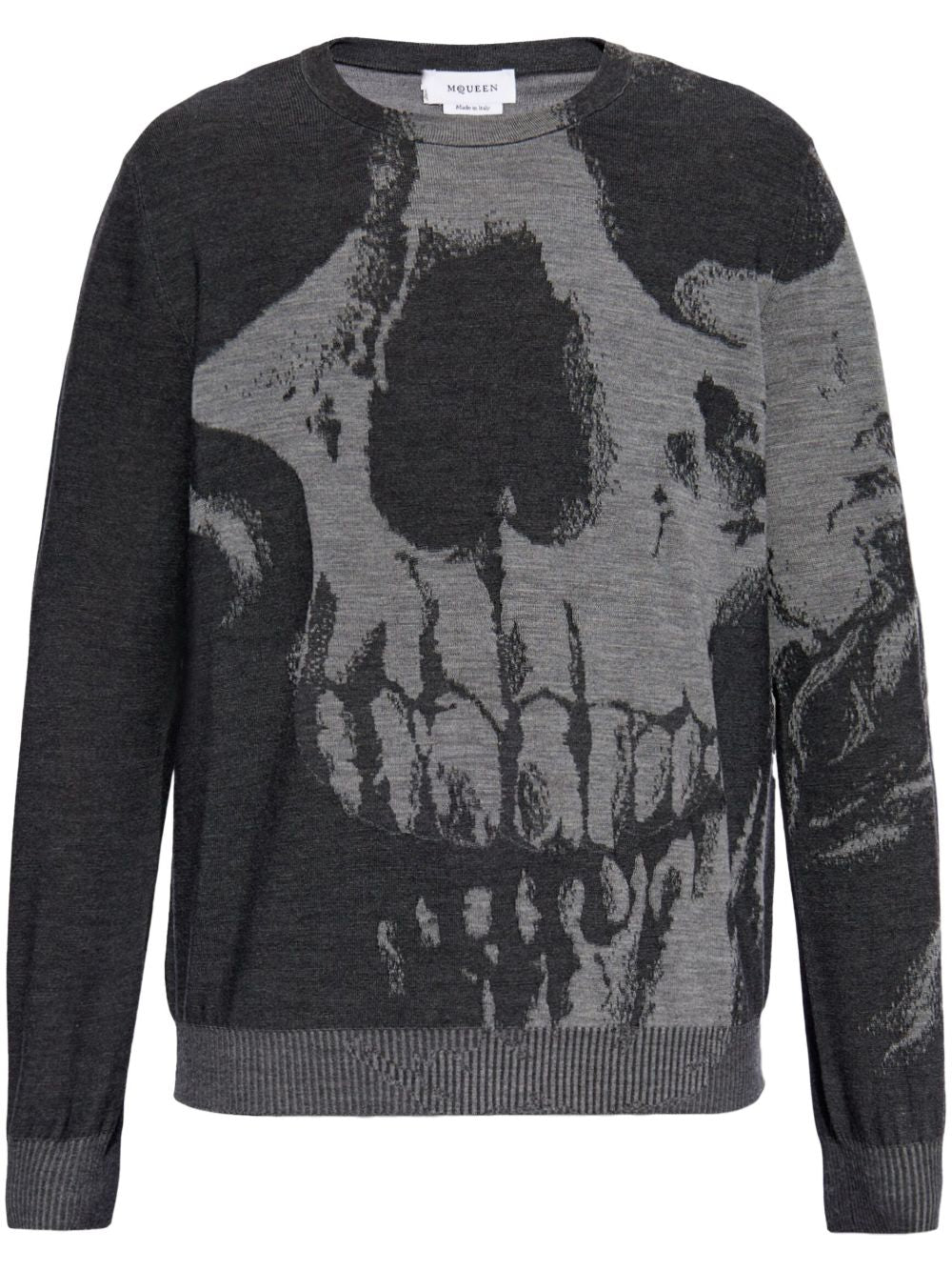 Alexander McQueen Sweaters Grey crew neck