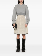 Alexander McQueen Sweaters Grey V-neck