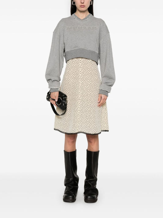 Alexander McQueen Grey V‑neck Sweater