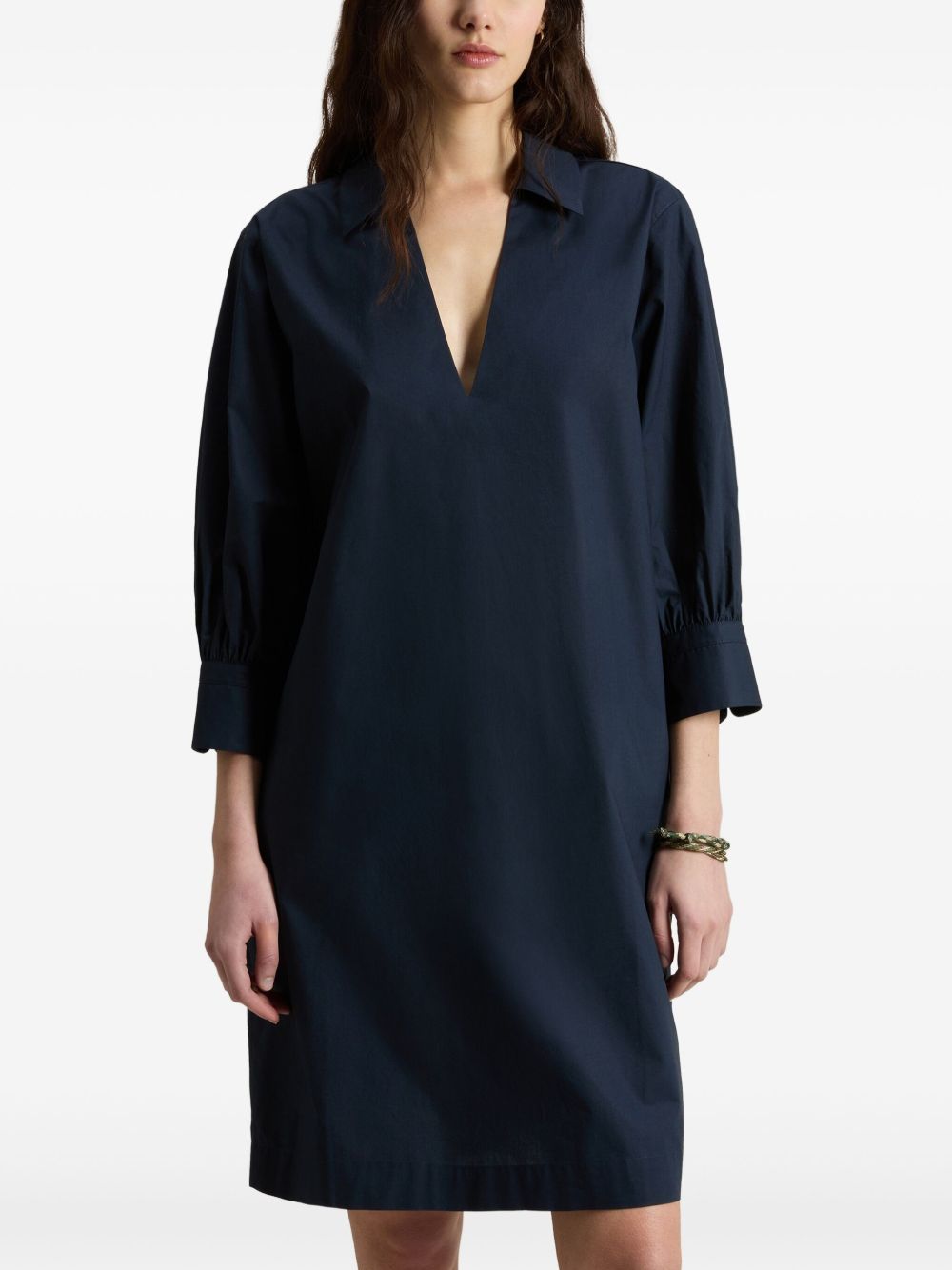 Woolrich Dresses Blue V-neck