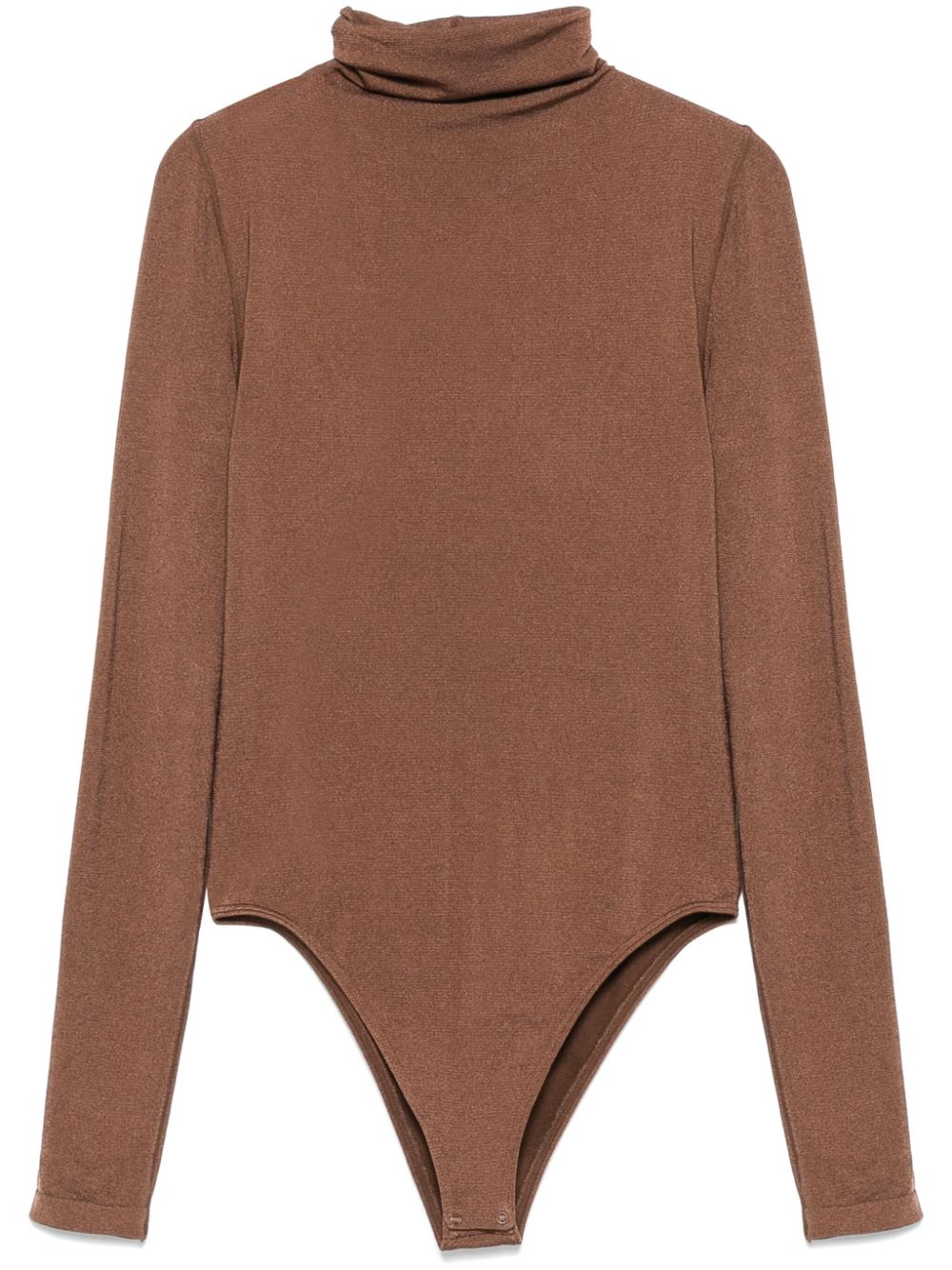 Wolford Top Brown high neck bodysuit