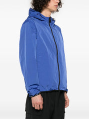 Peuterey Coats Blue nylon blouson jacket