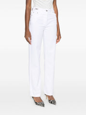 Versace Jeans White classic five pocket design