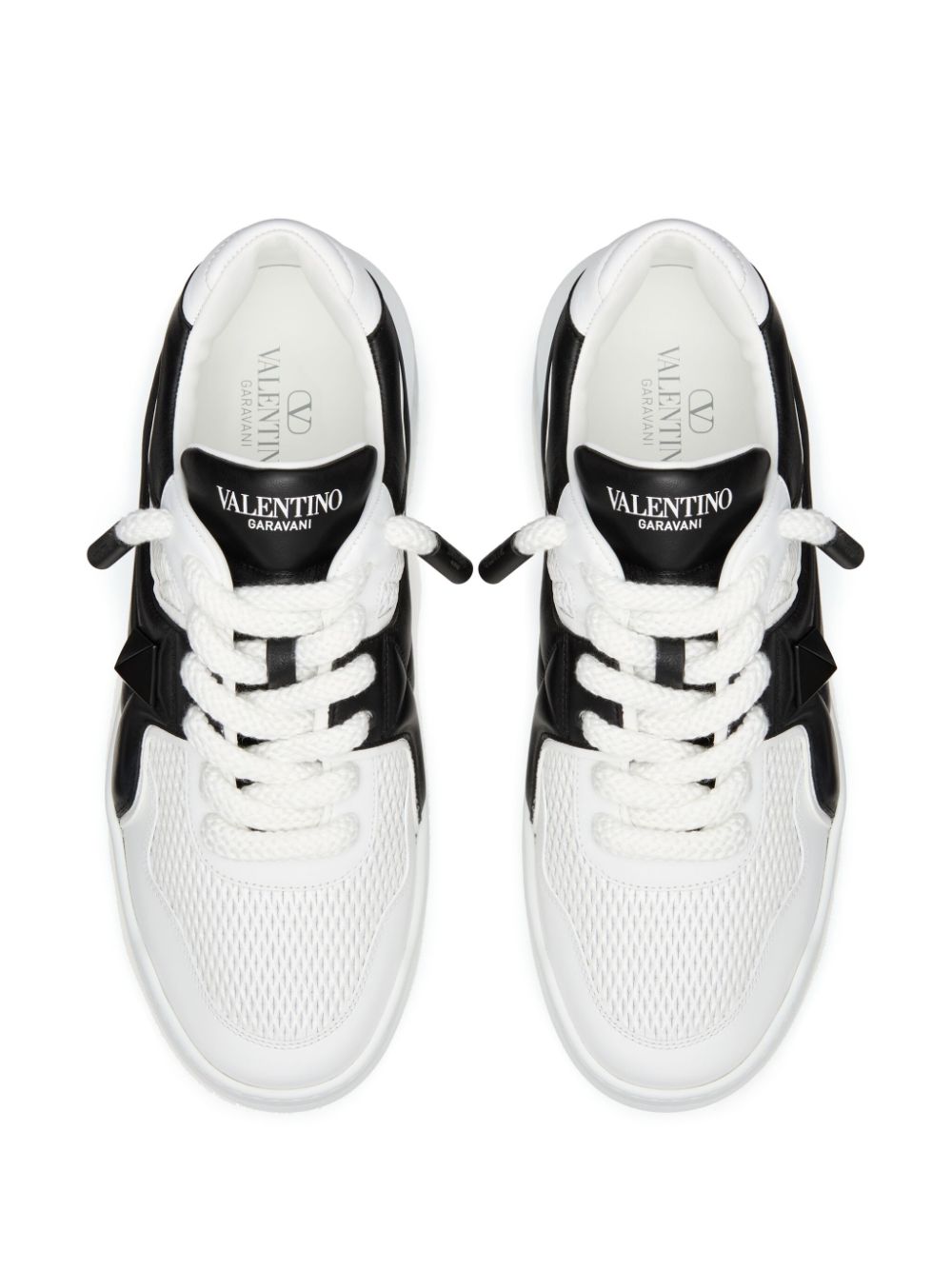 Valentino Garavani Sneakers White leather with Roman Stud