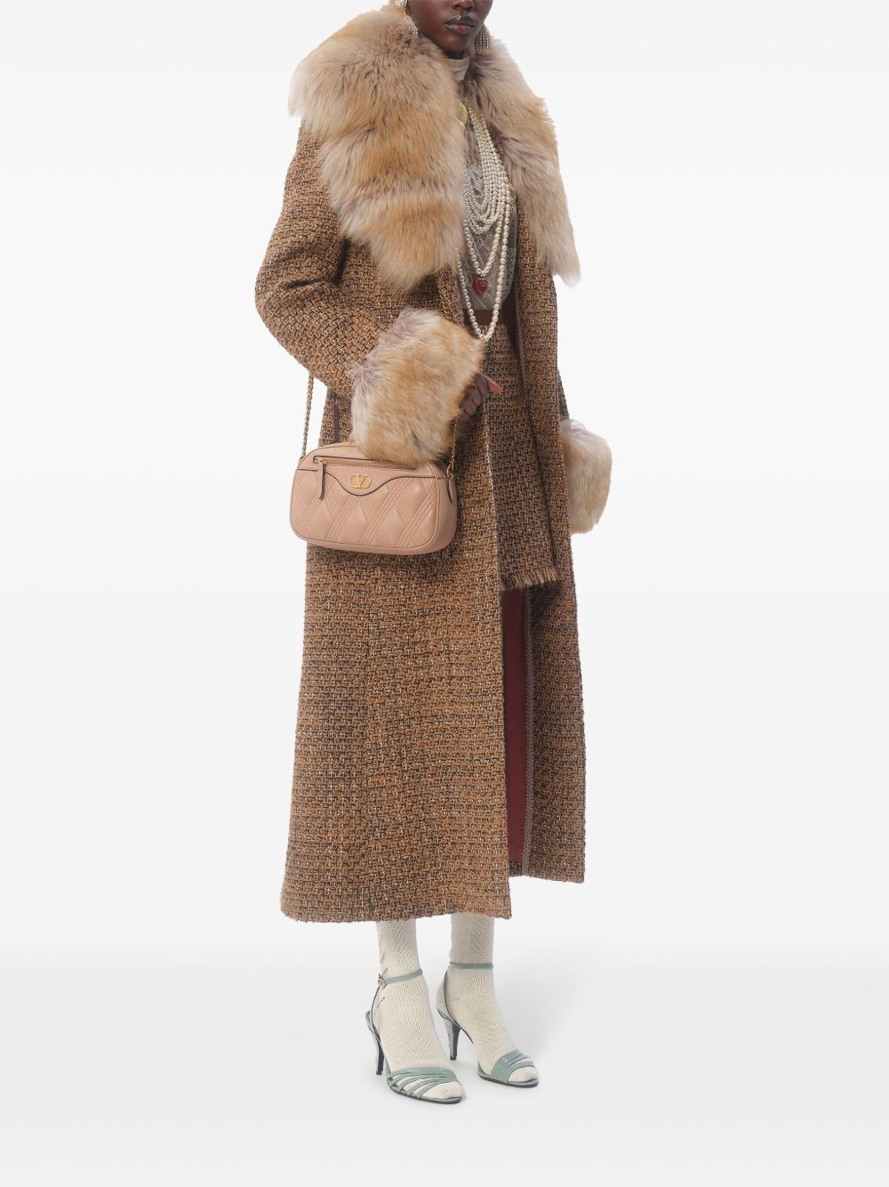 Valentino Garavani Bags.. Pink leather camera bag