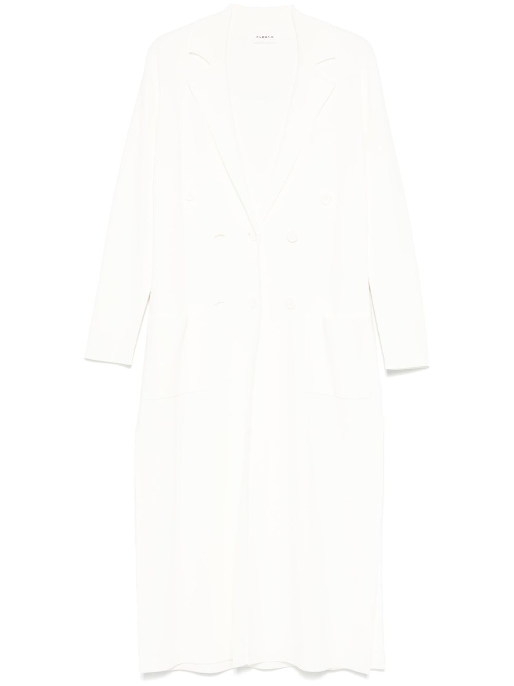 Manteau croisé Parosh blanc