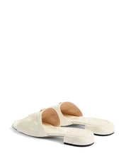 Sandales Valentino Garavani en cuir ivoire