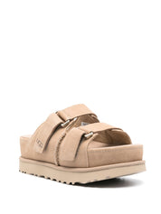 Sandalias Ugg Australia beige en ante de becerro