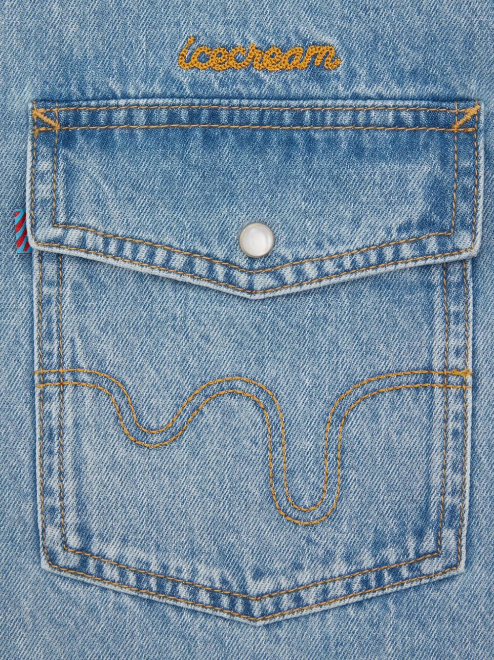 Chemise en jean bleu clair Icecream Shirts