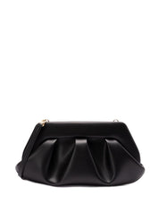 Themoire' Tia Clutch Bag — Black Vegan Leather