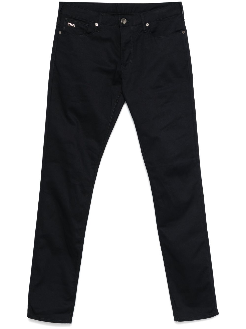 Emporio Armani logo-plaque slim-fit Jeans