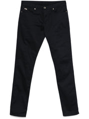 Emporio Armani logo-plaque slim-fit Jeans