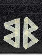 Portefeuilles Balenciaga Porte-cartes en cuir noir