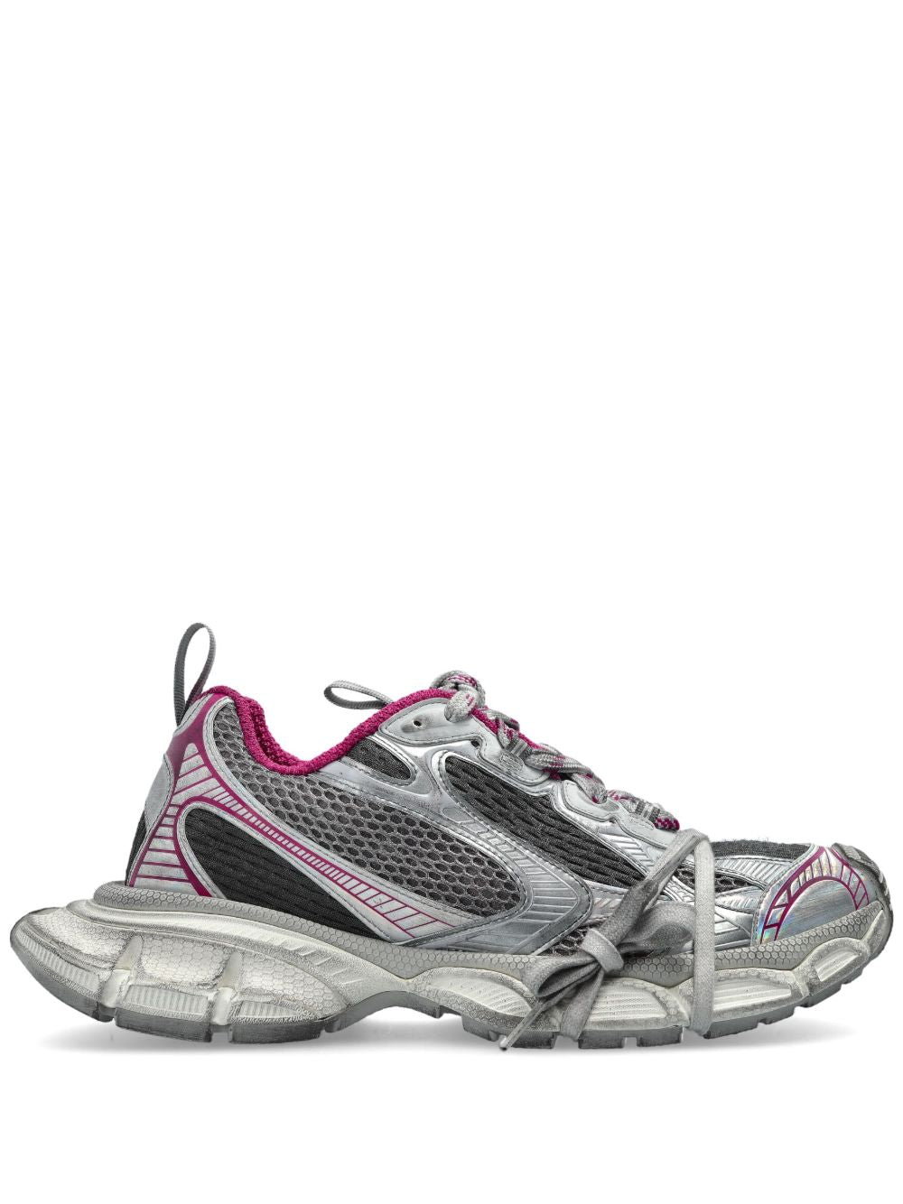 Baskets Balenciaga grises à lacets 3XL