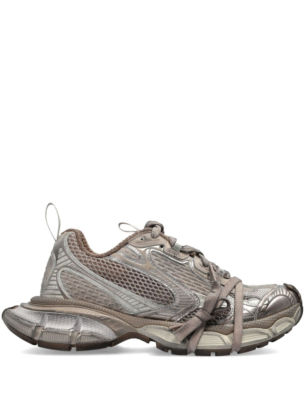 Baskets Balenciaga gris tourterelle à semelle épaisse