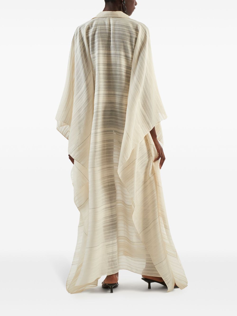 Taller Marmo Pre Sea clothing Ivory cotton kaftan
