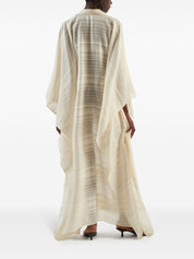 Taller Marmo Pre Sea clothing Ivory cotton kaftan