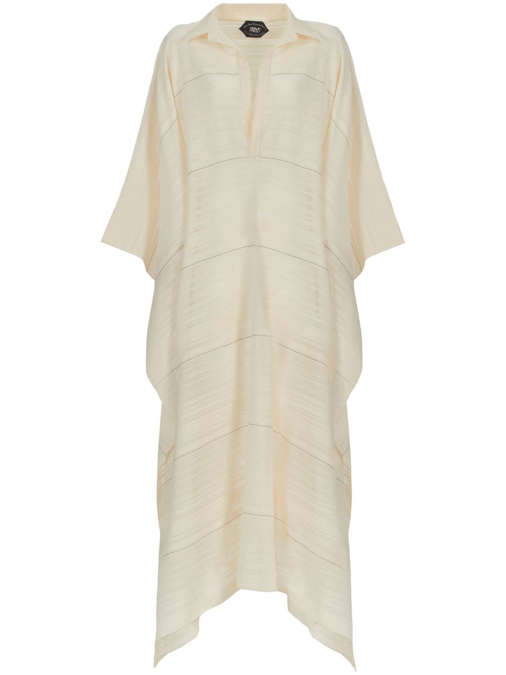 Taller Marmo Pre Sea clothing Ivory cotton kaftan