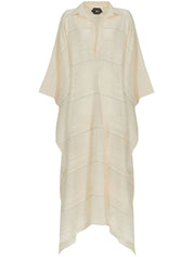 Taller Marmo Pre Sea clothing Ivory cotton kaftan