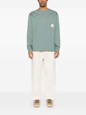 T-shirts et polos Emporio Armani Clear Blue en coton biologique