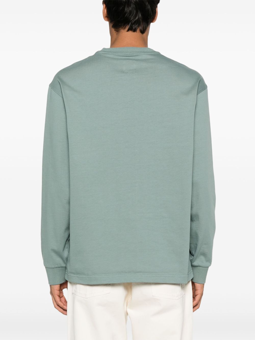 T-shirts et polos Emporio Armani Clear Blue en coton biologique